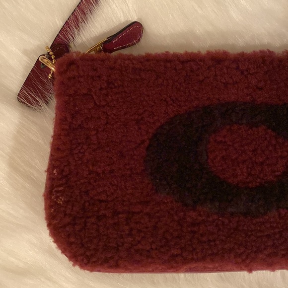 Coach Shearling Terri Mini Shoulder Bag - Picture 5 of 6